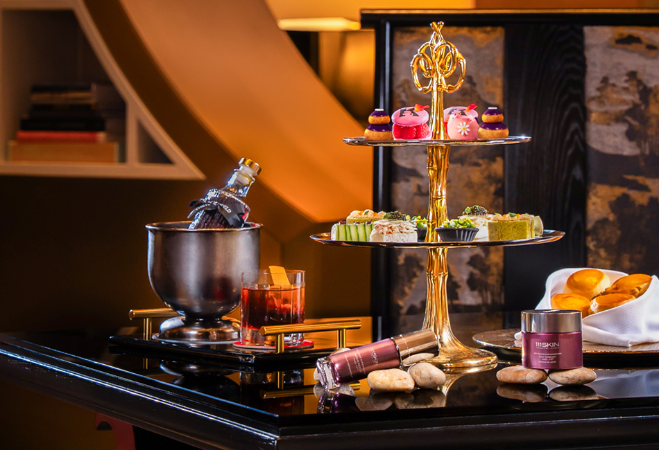 The Book Lounge Afternoon Tea x 111SKIN