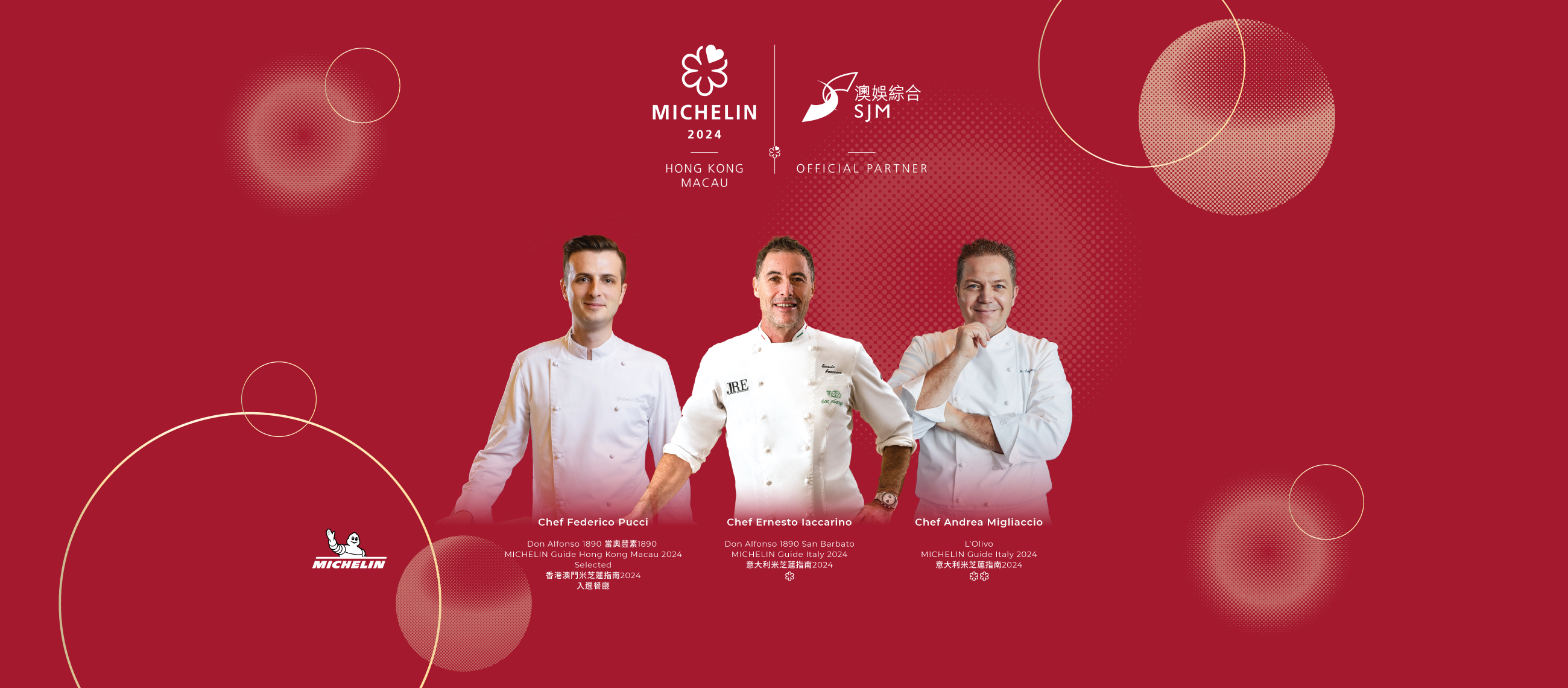 MICHELIN Star Table 2024 - Don Alfonso 1890 x L'Olivo