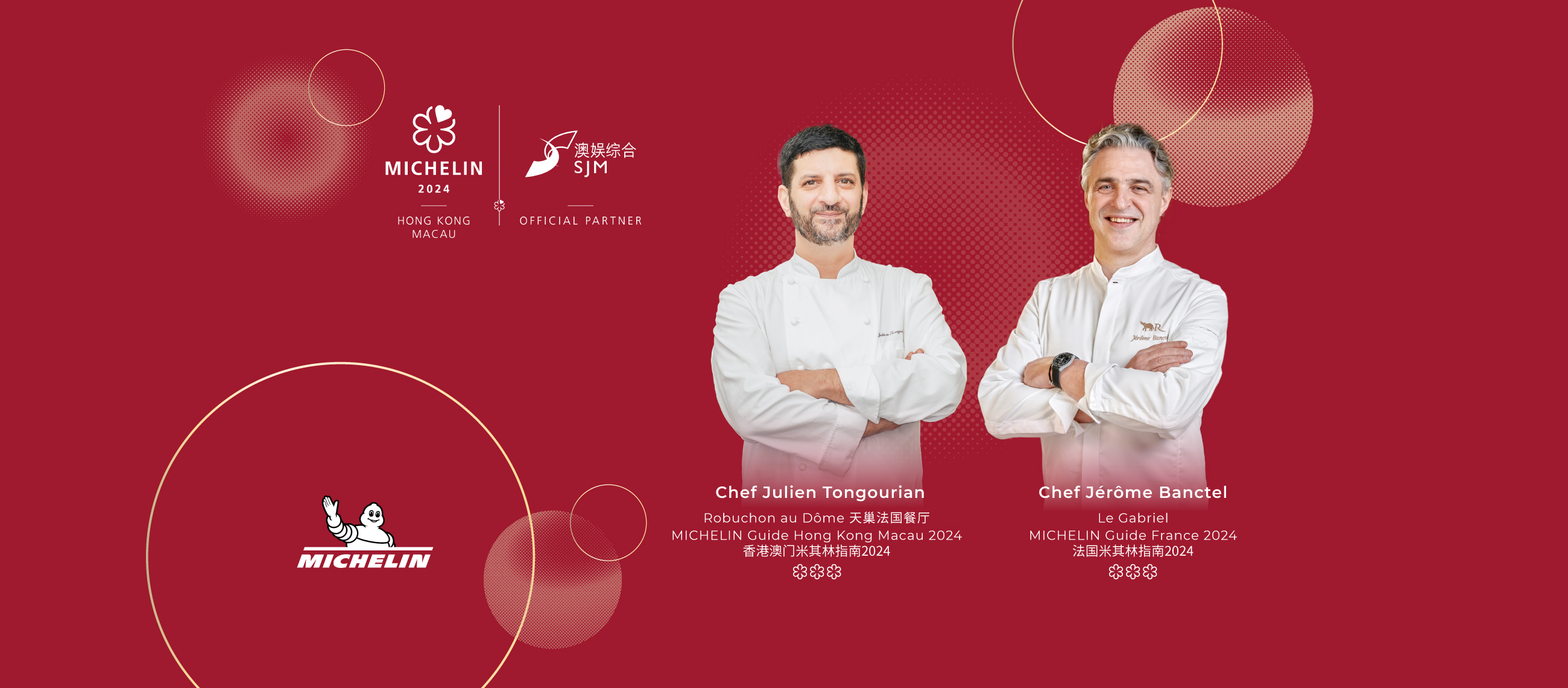 MICHELIN Star Table 2024 – Robuchon au Dôme x Le Gabriel