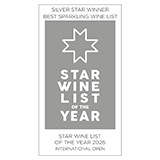 Star Wine List of the Year Asia 2026 - Best By-the-Glass List (Silver Star)
