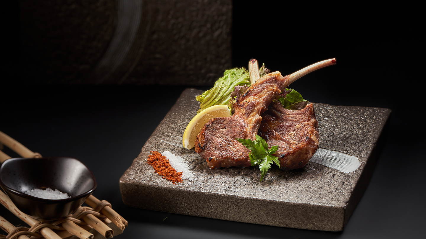 Grilled Lamb with Garlic Salt