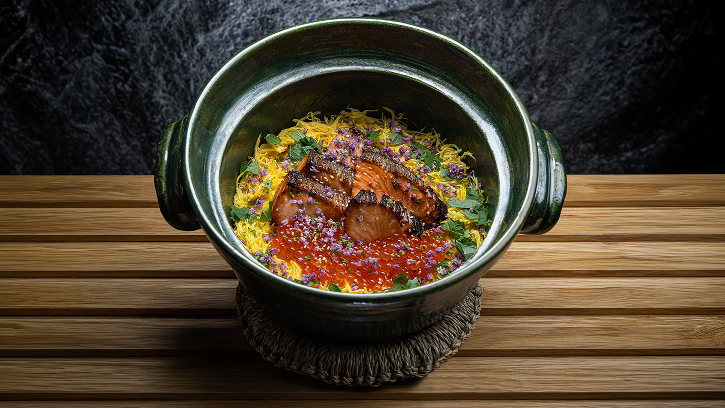 Takikomi Rice with Seasonal Seafood