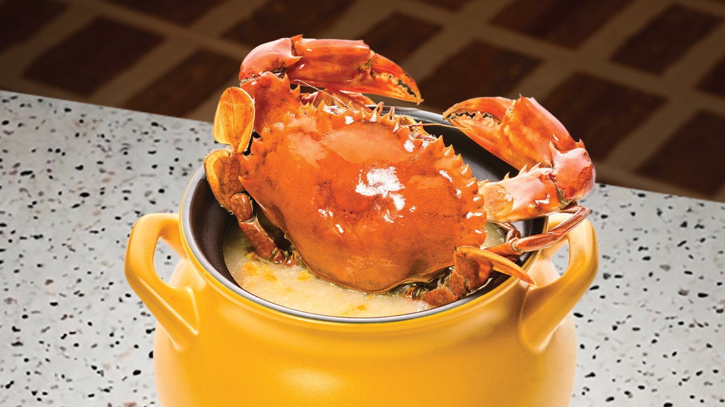 Congee with Fresh Crab